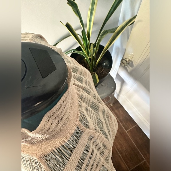 BCBGMAXAZRIA Pink Nude Semi-Sheer Long-sleeve Bodysuit - Picture 12 of 15